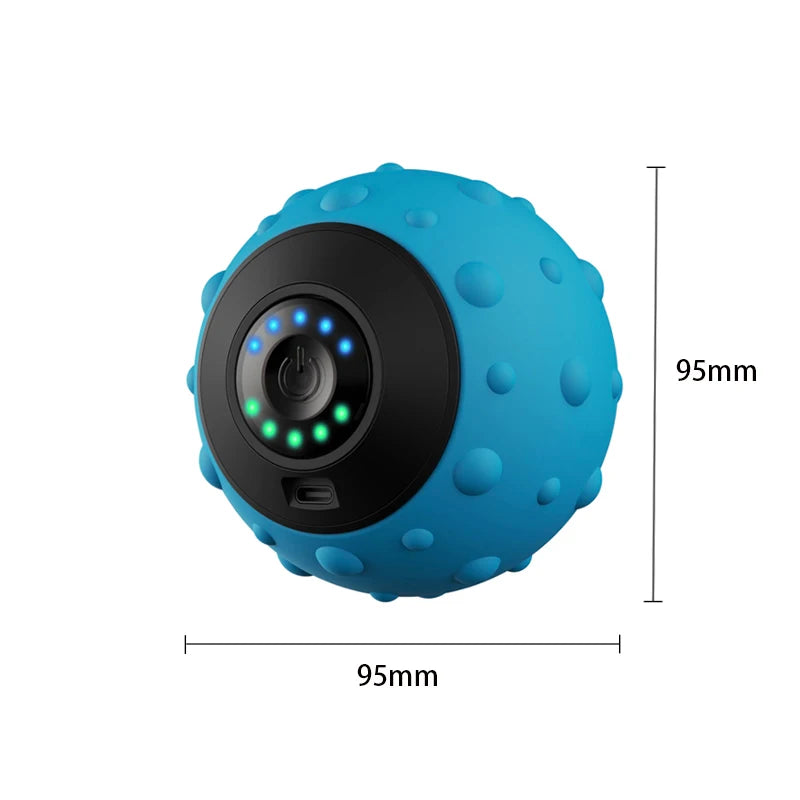 Vibrating Peanut Massage Ball — 5-Gear, Rechargeable, Deep Tissue